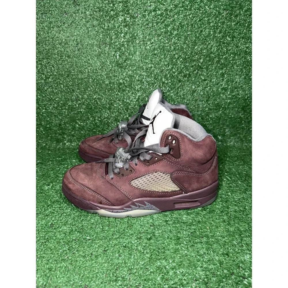 Air Jordan 5 Retro Burgundy Mens Size 8 Basketball Shoes Sneakers DZ4131-600